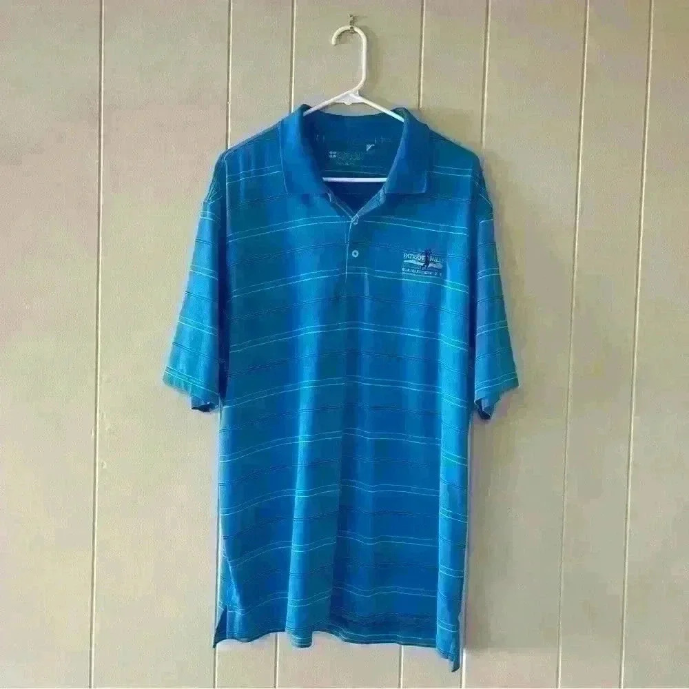 Gear For Sports Polo Shirt Blue Patriot Hills Golf Club Size XL